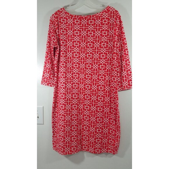 Gretchen Scott Orange Jersey Dress in Bombay Taj Print Size Small Cotton Spandex - Picture 6 of 7